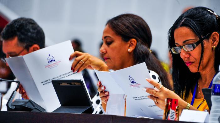 Tercer periódo Ordinario de sesiones X legislatura ANPP 2024, Palacio de Convenciones, Sesión plenaria presidido por el  Presidente, Miguel Díaz Canel Bermúdez