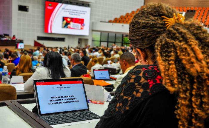 Tercer periódo Ordinario de sesiones X legislatura ANPP 2024, Palacio de Convenciones, Sesión plenaria presidido por el  Presidente, Miguel Díaz Canel Bermúdez
