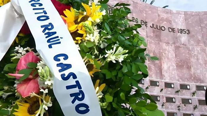 El homenaje a los héroes y mártires del 26 de julio de 1953. foto: Santiago Martí