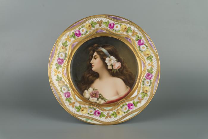 Plato Porcelana, manufactura de Viena