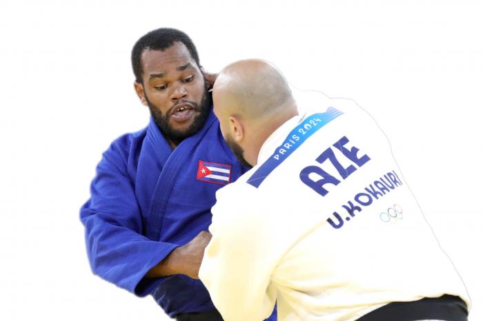 Andy Granda firmó el mejor resultado del judo cubano, 
al ubicarse quinto en +100 kg. Foto: Ricardo López Hevia
