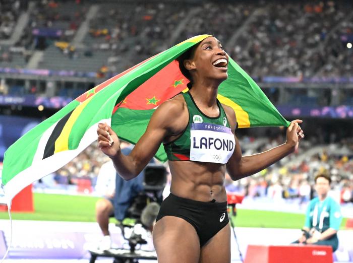 Thea Lafond, de Dominica, triple salto femenino