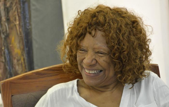 Homenaje en sus 80 cumpleaños a Nancy Morejón en la UNEAC.
