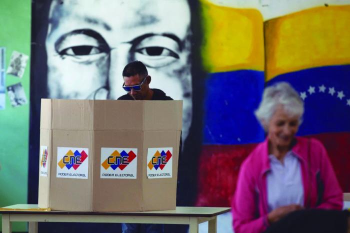 Con la trama del «fraude» electoral, en Venezuela, solo se pretende buscar una justificación para, por medio de una intervención extranjera, lograr el tan ansiado cambio de régimen. foto: ap