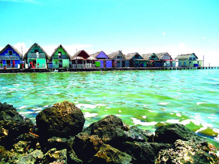 Vista parcial de la playa Brisas de Bolivia. foto: pastor batista