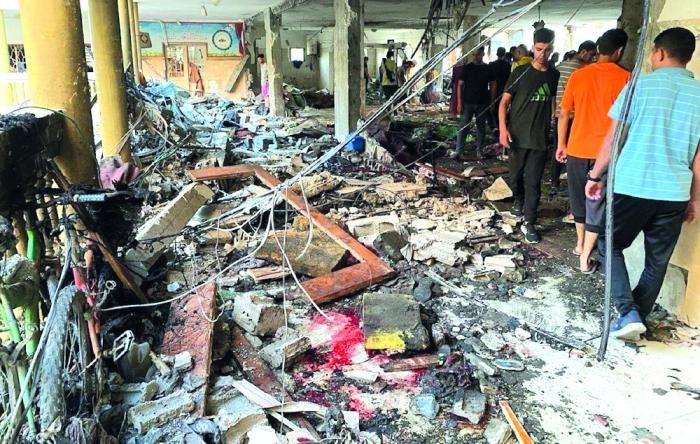 LA ONU DENUNCIÓ EL ATAQUE ISRAELÍ CONTRA UNA ESCUELA EN GAZA