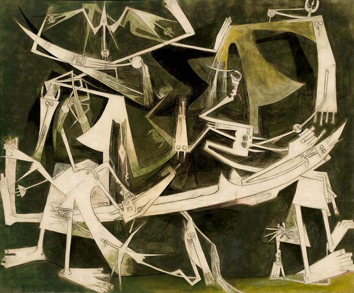 Obra El tercer mundo, de Wifredo Lam.
