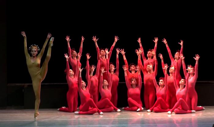 Sadaise Arencibia y el Ballet Nacional de Cuba, en Dionaea. Foto del autor