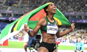 Thea LaFond inscribió a Dominica en la historia del olimpismo.
FOTO: RICARDO LÓPEZ HEVIA