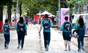 Los voluntarios son una pieza fundamental en el éxito de un evento multideportivo. foto: ricardo lópez hevia