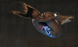 Anisley García se va como la primera clavadista cubana en acceder a dos rondas de semifinal en Juegos Olímpicos. foto: roberto morejón