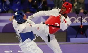 Alba es el único taekwondoca cubano doble medallista olímpico. FOTO: RICARDO LÓPEZ HEVIA