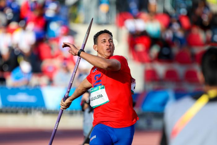 Ulicer Aguilera mejoró su cuarto lugar de Tokio-2020. foto: calixto n. llanesnoviembre de 2023 en Ñuñoa, Santiago, Chile. FOTO: Calixto N. Llanes/Periódico JIT (Cuba)