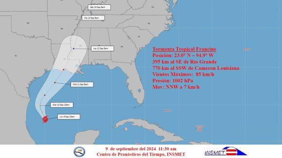 tormenta tropical Francine