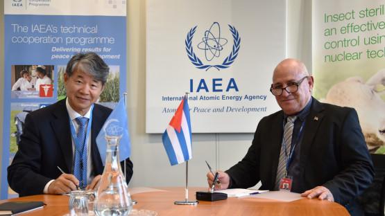Firma Cuba Marco Programático Nacional con OIEA