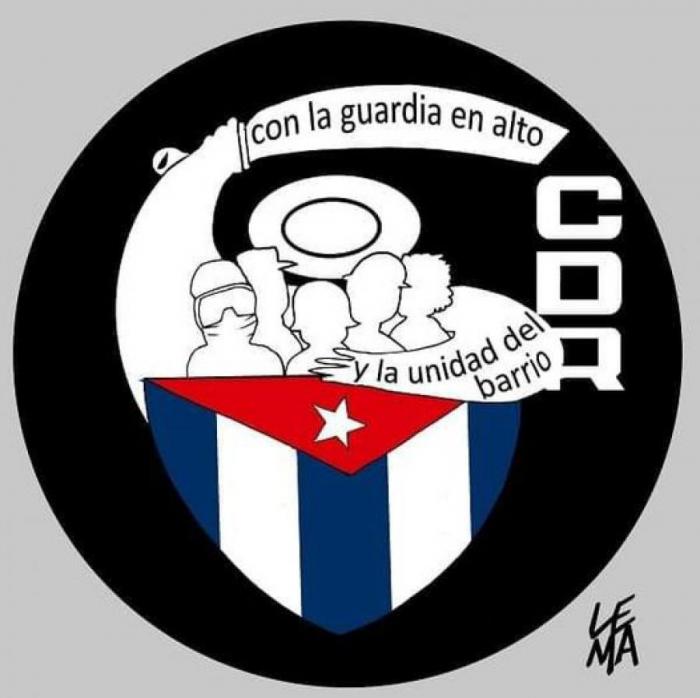 Hace 64 años que a esta Isla rebelde le nació en cada barrio una trinchera de amor y de combate, cuya principal arma para la defensa de la Patria ha sido su obra inclusiva, humana y creadora. (Con la guardia en alto y la unidad del barrio)
