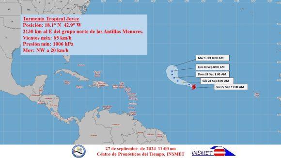 Se forma tormenta tropical Joyce