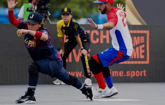 Cuba venció por cerrado 2-1 a Japón en la Súper Ronda. foto: wbsc