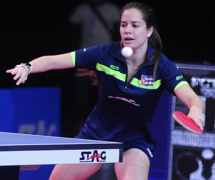 Daniela Fonseca en el Campeonato internacional de Tenis de Mesa 