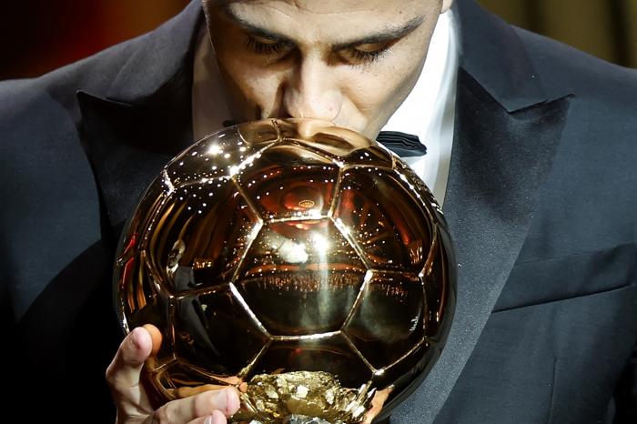 Rodri Hernández, ganó ayer el Balón de Oro