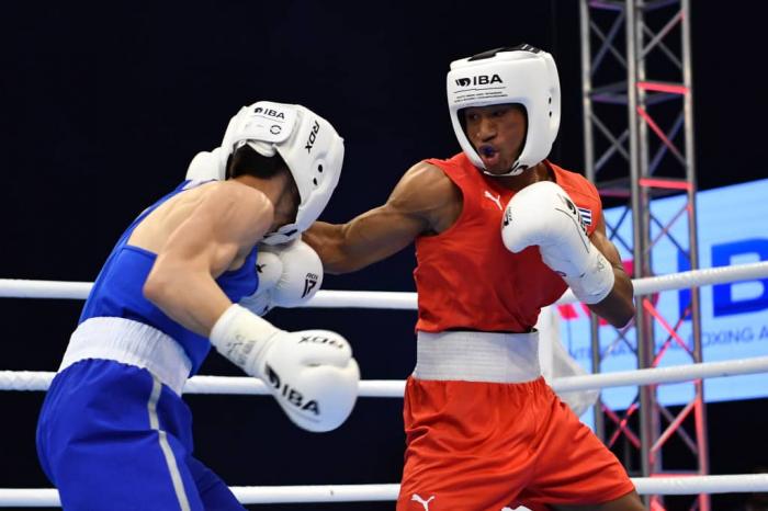 El capitán de la escuadra nacional, Yojander Fuentes, combatirá contra el ruso Islam Bragimov. foto tomada de iba