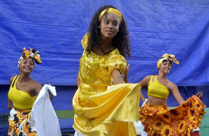 Timbalaye 2024 en el cierre del verano en el Consejo Popular de Jesús María en la Habana Vieja. Vives y Belascoaín.. Proyecto cultural de Matanzas.