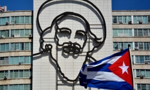 Peregrinación por la Muerte de Camilo Cienfuegos. Miguel Diaz-Canel Bermúdez Presidente de Cuba