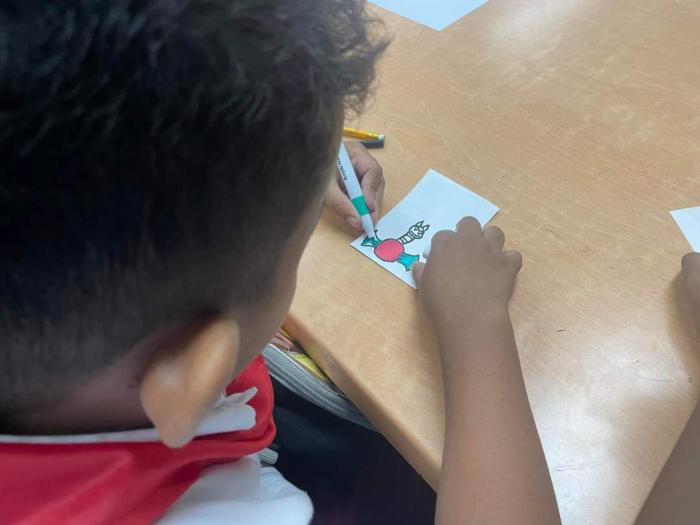 El taller Héroes épicos de las tierras rusas estuvo dirigido al público infantil.