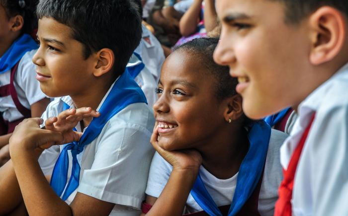 Día Internacional de la Infancia, en el Paque de la Herradura, en Santiago de las Vegas, boyeros
