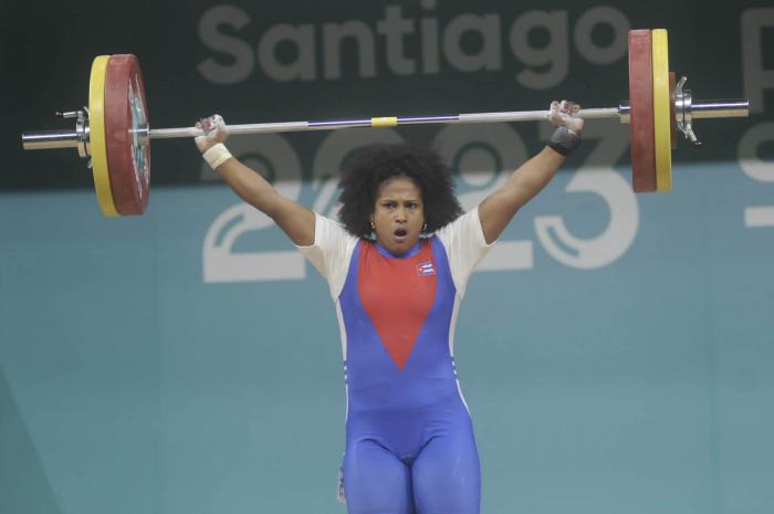Juegos Panamericanos Santiago de Chile 2023 (22 de octubre). Pesas. Yeniuska Mirabal 71 kg