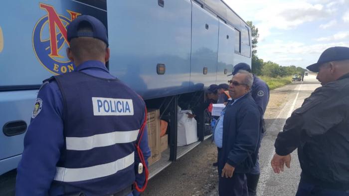 En estos días se ha reforzado el sistema de vigilancia y patrullaje, con una mayor presencia policial en la vía. foto: cortesía del autor