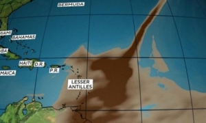 Polvo del Sahara afecta los cielos del Caribe