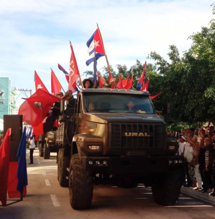 caravana de la Libertad en las Tunas