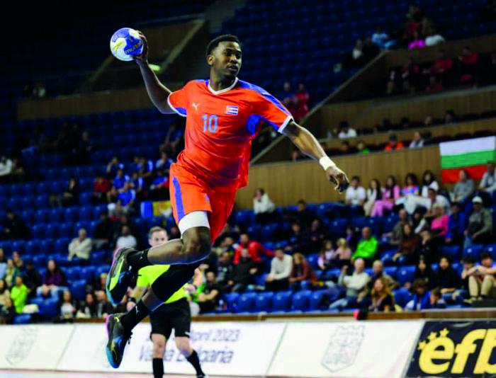 Hanser Rodríguez aparece como uno de los líderes del equipo Cuba. foto: IHF