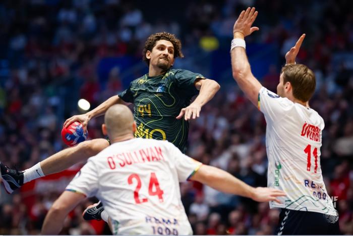 La anfitriona Noruega cedió en su debut ante Brasil. foto tomada de IHF