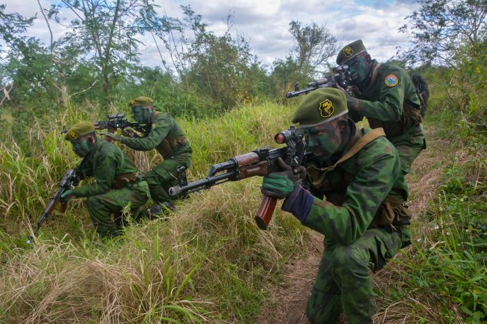 Bastión 2024 con un ejercicio de destacamentos de la Brigada Móvil de Tropas Especiales de las FAR