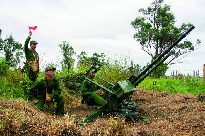 Entrenamiento preparatorio de las tropas de la defensa antiaérea como parte del ejercicio estratégico Bastión 2024, en Pinar del Río, Cuba, el 23 de enero de 2025. ACN FOTO/Rafael FERNÁNDEZ ROSELL/ogm