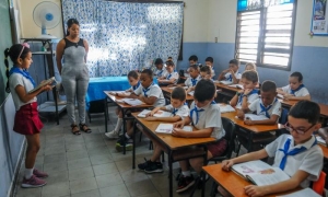 Recorrido por instituciones de educación, escuela Primaria Combatientes de Bolivia, municipio Plaza de la Revolución