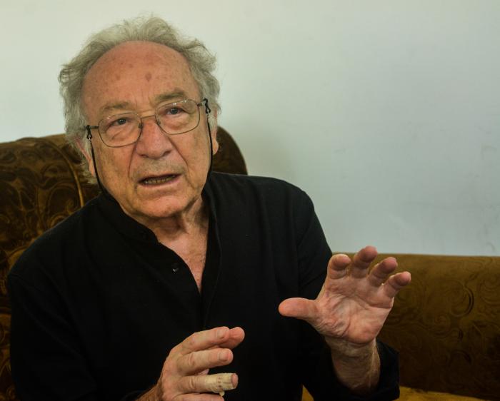 Ernest Pignon-Ernest, artista plastico francés que participa en la 15 Bienal en su 40 aniversario.