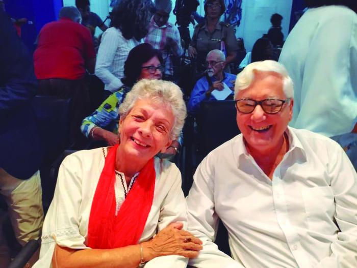Fancisca López Civeira y Virgilio López Lemus. FOTO: MADELEINE SAUTIÉ RODRÍGUEZ