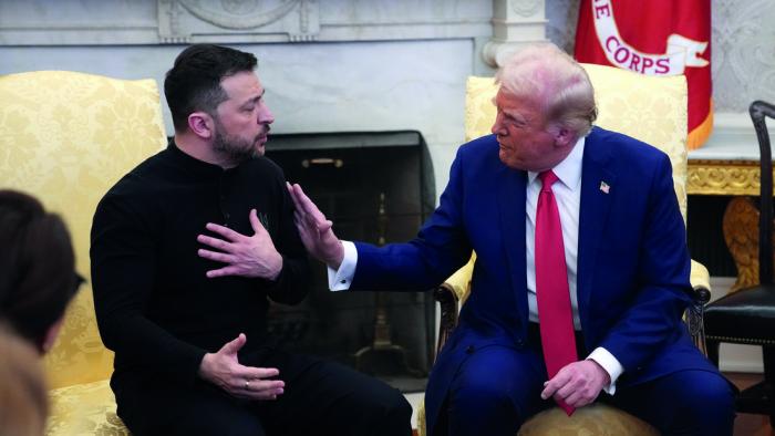 Donald Trump y Zelenski