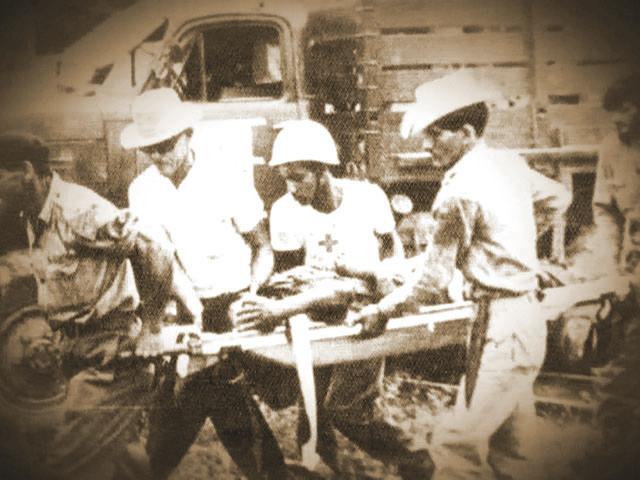 A todos los heridos se les brindó atención, sin importa, si eran milicianos o mercenarios.
FOTO: CORTESÍA DEL HISTORIADOR DE JAGÜEY GRANDE
