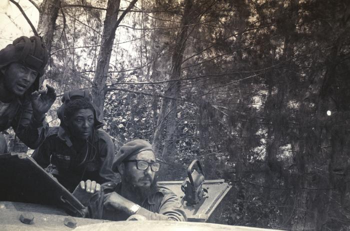 Fidel en Playa Giron.
Archivo de Fidel Castro.
Sobre No.2-D