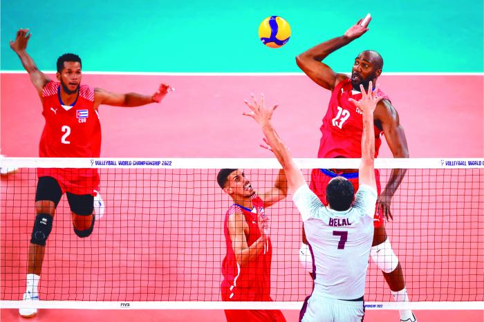 Robertlandy Simón sigue en la élite mundial. foto: FIVB