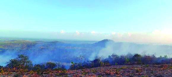 Especialistas han informado que ninguno de estos incendios representa peligro para la población. Foto: Empresa Agroforestal Pinar del Río.