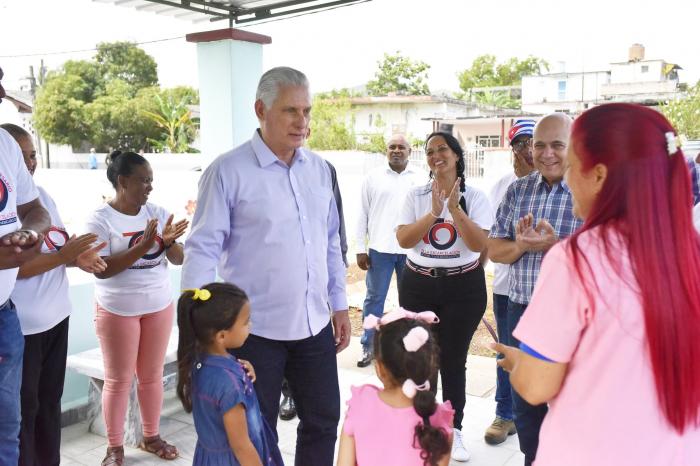 Diaz Canel en Isla de la Juventud