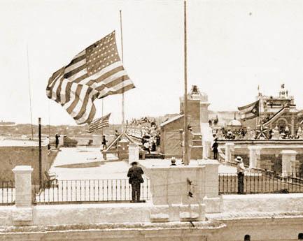 La bandera de EE. UU. 