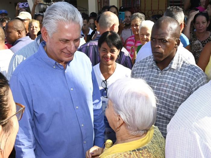 Diaz Canel en Villa Clara