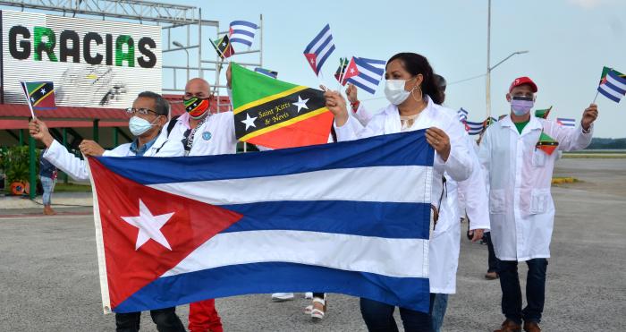 Llega a cuba Brigada Henry Reeve de Sankit y Neves