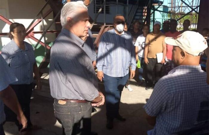 Diaz Canel en Guantanamo